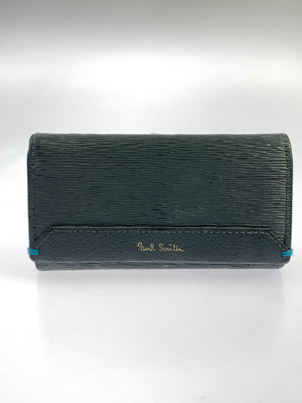 【中古品】【メンズ/レディース】 PAUL SMITH ポールスミス KEY CASE キーケース 201-260917-yn-18-min カラー：ブルーグレー 万代Net店