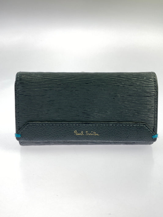 【中古品】【メンズ/レディース】 PAUL SMITH ポールスミス KEY CASE キーケース 201-260917-yn-18-min カラー：ブルーグレー 万代Net店