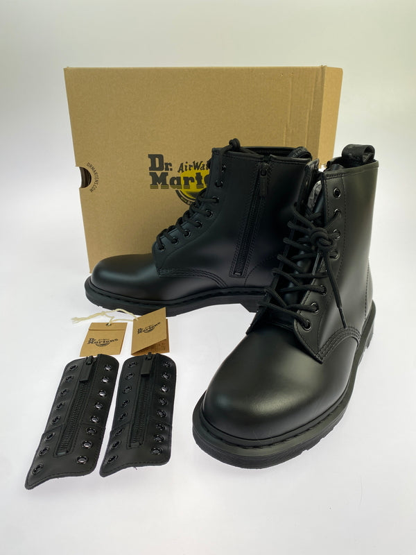 【中古美品】【メンズ】 DR.MARTENS ドクターマーチン 1460 ZIP MONO 42729001 ジャングルブーツ 靴 164-260917-yn-10-min サイズ：UK10 カラー：ブラック 万代Net店