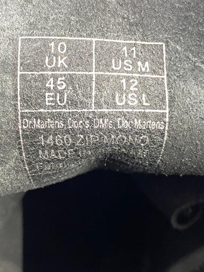 【中古美品】【メンズ】 DR.MARTENS ドクターマーチン 1460 ZIP MONO 42729001 ジャングルブーツ 靴 164-260917-yn-10-min サイズ：UK10 カラー：ブラック 万代Net店