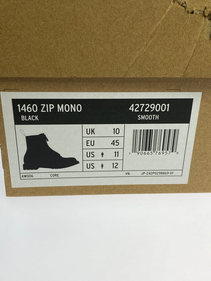 【中古美品】【メンズ】 DR.MARTENS ドクターマーチン 1460 ZIP MONO 42729001 ジャングルブーツ 靴 164-260917-yn-10-min サイズ：UK10 カラー：ブラック 万代Net店