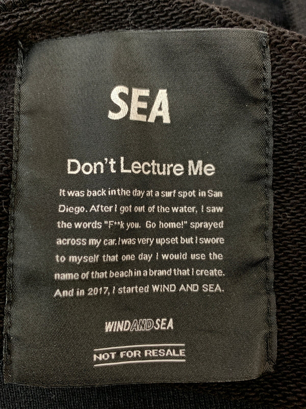 【中古品】【メンズ】 WIND AND SEA ウィンダンシー ミルテック モックネック スウェット トレーナー 長袖 トップス 142-260923-hu-17-min サイズ：M カラー：ブラック 万代Net店