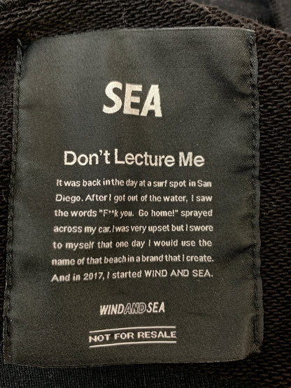 【中古品】【メンズ】 WIND AND SEA ウィンダンシー ミルテック モックネック スウェット トレーナー 長袖 トップス 142-260923-hu-17-min サイズ：M カラー：ブラック 万代Net店