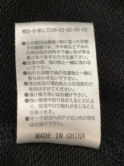 【中古品】【メンズ】 WIND AND SEA ウィンダンシー ミルテック モックネック スウェット トレーナー 長袖 トップス 142-260923-hu-17-min サイズ：M カラー：ブラック 万代Net店