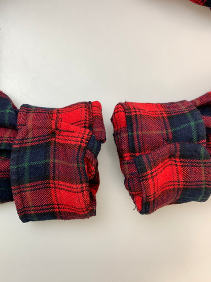 【中古品】【メンズ】 WIND AND SEA × GOD SELECTION XXX ウィンダンシー ゴッド セレクション トリプルエックス LS FLANNEL SHIRT フランネル シャツ WDS-XXX-21A-05 142-260923-hu-15-min サイズ：M カラー：レッド系（チェック） 万代Net店
