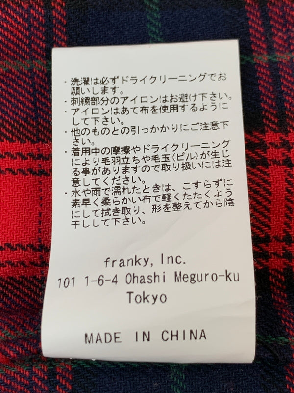【中古品】【メンズ】 WIND AND SEA × GOD SELECTION XXX ウィンダンシー ゴッド セレクション トリプルエックス LS FLANNEL SHIRT フランネル シャツ WDS-XXX-21A-05 142-260923-hu-15-min サイズ：M カラー：レッド系（チェック） 万代Net店