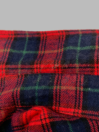 【中古品】【メンズ】 WIND AND SEA × GOD SELECTION XXX ウィンダンシー ゴッド セレクション トリプルエックス LS FLANNEL SHIRT フランネル シャツ WDS-XXX-21A-05 142-260923-hu-15-min サイズ：M カラー：レッド系（チェック） 万代Net店