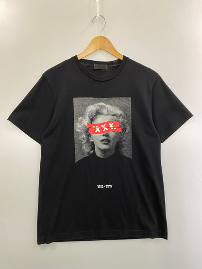 【中古品】【メンズ】 GOD SELECTION XXX ゴッド セレクション トリプル エックス 19SS マリリンモンロー SS TEE ショートスリーブ ティー 半袖 142-260918-hu-21-min サイズ：S カラー：ブラック 万代Net店