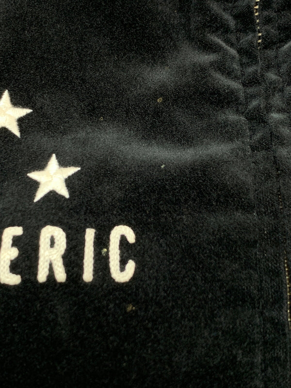 【中古品】【メンズ】 HYSTERIC GLAMOUR ヒステリックグラマー WOMAN STAR BLOUSON 0224AB02 ウーマンスター ブルゾン アウター 140-260930-yn-20-min サイズ：S カラー：ブラック 万代Net店