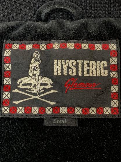 【中古品】【メンズ】 HYSTERIC GLAMOUR ヒステリックグラマー WOMAN STAR BLOUSON 0224AB02 ウーマンスター ブルゾン アウター 140-260930-yn-20-min サイズ：S カラー：ブラック 万代Net店