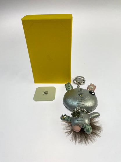 【中古品】【レディース】 SWAROVSKI スワロフスキー KEY HOLDER キーホルダー 小物 208-260923-hu-33-min カラー：シルバー/ピンク/グリーン 万代Net店