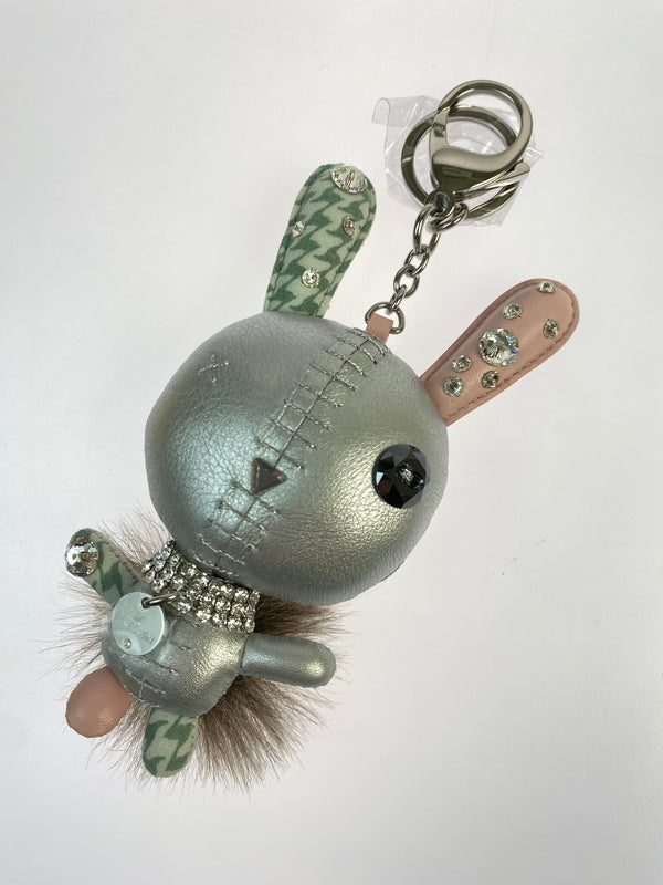 【中古品】【レディース】 SWAROVSKI スワロフスキー KEY HOLDER キーホルダー 小物 208-260923-hu-33-min カラー：シルバー/ピンク/グリーン 万代Net店