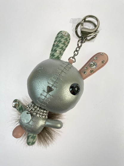 【中古品】【レディース】 SWAROVSKI スワロフスキー KEY HOLDER キーホルダー 小物 208-260923-hu-33-min カラー：シルバー/ピンク/グリーン 万代Net店