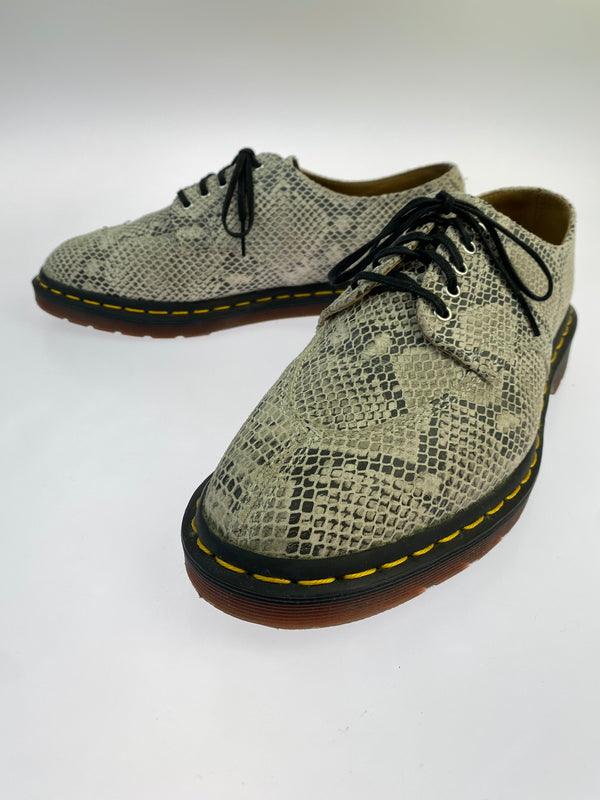 【中古品】【メンズ】 DR.MARTENS ドクターマーチン 5 EYE SHOE 5ホールシューズ 靴 164-260917-yn-11-min サイズ：UK8 カラー：グレージュ系 万代Net店