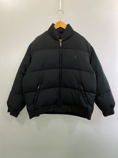 【中古品】【メンズ】 POLO RALPH LAUREN ポロ ラルフローレン DOWN JACKET ダウンジャケット アウター 146-260917-yn-27-min サイズ：LL カラー：ブラック 万代Net店