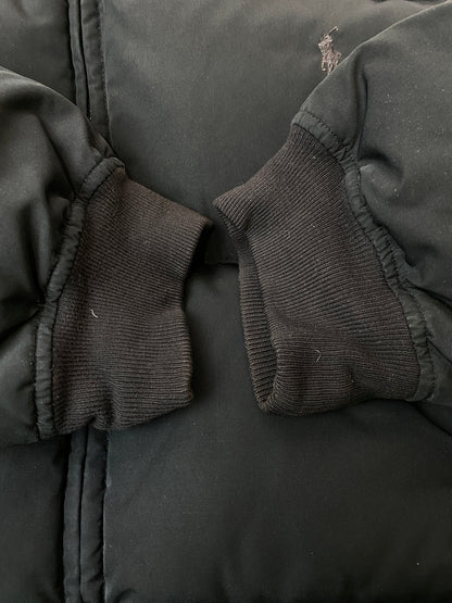 【中古品】【メンズ】 POLO RALPH LAUREN ポロ ラルフローレン DOWN JACKET ダウンジャケット アウター 146-260917-yn-27-min サイズ：LL カラー：ブラック 万代Net店