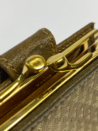 【中古品】【レディース】 OLDGUCCI オールドグッチ WALLET 2つ折り財布 181-260917-yn-15-min カラー：ブラウン系 万代Net店