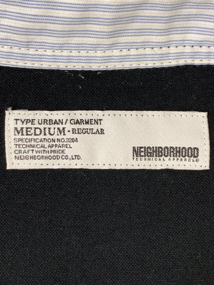 【中古品】【メンズ】 NEIGHBORHOOD ネイバーフッド ドッキングシャツ 092BENH-SHM06 長袖 ロングスリーブ 142-260916-hu-33-min サイズ：M カラー：ブラック 万代Net店