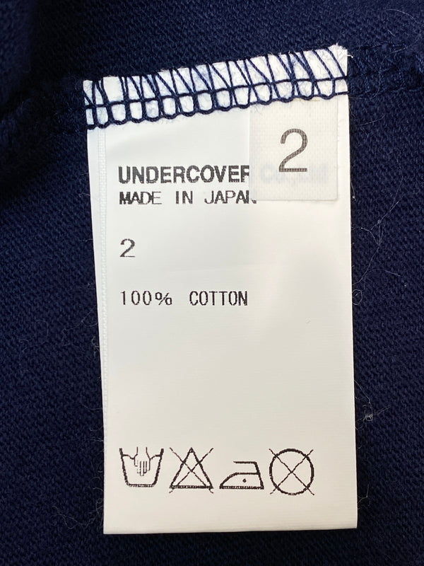 【中古品】【メンズ】 UNDERCOVER アンダーカバー 16SS ISOLATION TEE アイソレーション ティー 半袖 ショートスリーブ 140-260918-hu-02-min サイズ：2 カラー：ネイビー 万代Net店
