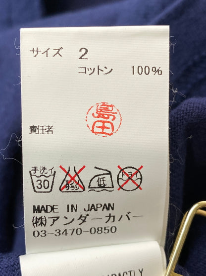 【中古品】【メンズ】 UNDERCOVER アンダーカバー 16SS ISOLATION TEE アイソレーション ティー 半袖 ショートスリーブ 140-260918-hu-02-min サイズ：2 カラー：ネイビー 万代Net店