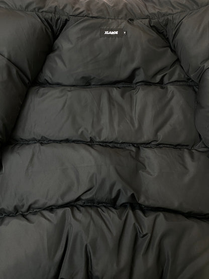 【中古品】【メンズ】 X-LARGE エクストララージ × DEXFILMZ VELOUR DOWN JACKET デックスフィルムズ ベロア ダウンジャケット アウター 142-260917-yn-28-min サイズ：M カラー：ダークグリーン 万代Net店