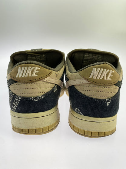 【中古品】【メンズ】 NIKE ナイキ × TRAVIS SCOTT SB DUNK LOW PRM QS CT5053-001 トラヴィス スコット ダンク ロー スニーカー 靴 160-260917-yn-05-min サイズ：26.5cm US8.5 カラー：BLACK/BLACK-PARACHUTE BEIGE 万代Net店