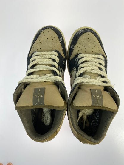 【中古品】【メンズ】 NIKE ナイキ × TRAVIS SCOTT SB DUNK LOW PRM QS CT5053-001 トラヴィス スコット ダンク ロー スニーカー 靴 160-260917-yn-05-min サイズ：26.5cm US8.5 カラー：BLACK/BLACK-PARACHUTE BEIGE 万代Net店