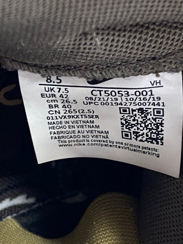 【中古品】【メンズ】 NIKE ナイキ × TRAVIS SCOTT SB DUNK LOW PRM QS CT5053-001 トラヴィス スコット ダンク ロー スニーカー 靴 160-260917-yn-05-min サイズ：26.5cm US8.5 カラー：BLACK/BLACK-PARACHUTE BEIGE 万代Net店