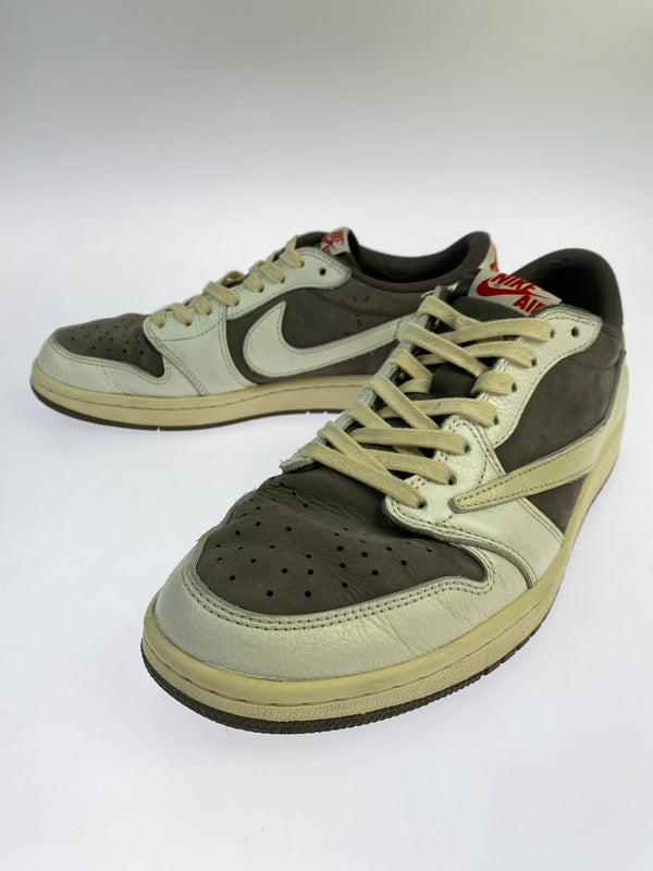 【中古品】【メンズ】 NIKE ナイキ × TRAVIS SCOTT IR JORDAN 1 LOW OG SP DM7866-162 トラヴィススコット エア ジョーダン 1 ロー スニーカー 靴 160-260917-yn-06-min サイズ：27.0cm US9 カラー：REVERSE MOCHA/SAIL AND RIDGEROCK 万代Net店
