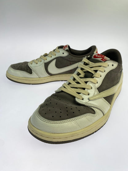 【中古品】【メンズ】 NIKE ナイキ × TRAVIS SCOTT IR JORDAN 1 LOW OG SP DM7866-162 トラヴィススコット エア ジョーダン 1 ロー スニーカー 靴 160-260917-yn-06-min サイズ：27.0cm US9 カラー：REVERSE MOCHA/SAIL AND RIDGEROCK 万代Net店
