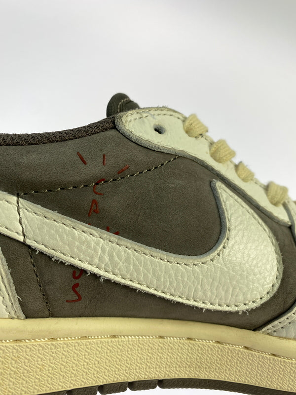 【中古品】【メンズ】 NIKE ナイキ × TRAVIS SCOTT IR JORDAN 1 LOW OG SP DM7866-162 トラヴィススコット エア ジョーダン 1 ロー スニーカー 靴 160-260917-yn-06-min サイズ：27.0cm US9 カラー：REVERSE MOCHA/SAIL AND RIDGEROCK 万代Net店