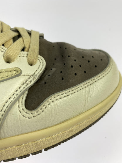 【中古品】【メンズ】 NIKE ナイキ × TRAVIS SCOTT IR JORDAN 1 LOW OG SP DM7866-162 トラヴィススコット エア ジョーダン 1 ロー スニーカー 靴 160-260917-yn-06-min サイズ：27.0cm US9 カラー：REVERSE MOCHA/SAIL AND RIDGEROCK 万代Net店