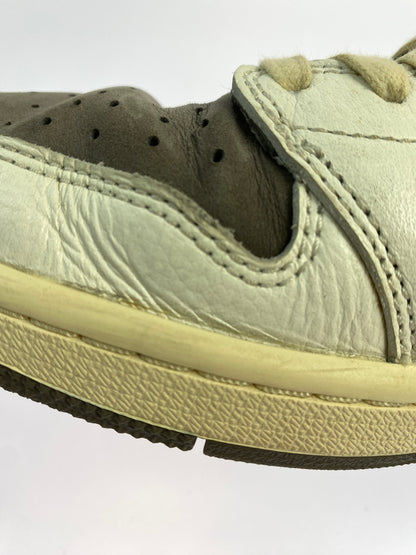 【中古品】【メンズ】 NIKE ナイキ × TRAVIS SCOTT IR JORDAN 1 LOW OG SP DM7866-162 トラヴィススコット エア ジョーダン 1 ロー スニーカー 靴 160-260917-yn-06-min サイズ：27.0cm US9 カラー：REVERSE MOCHA/SAIL AND RIDGEROCK 万代Net店