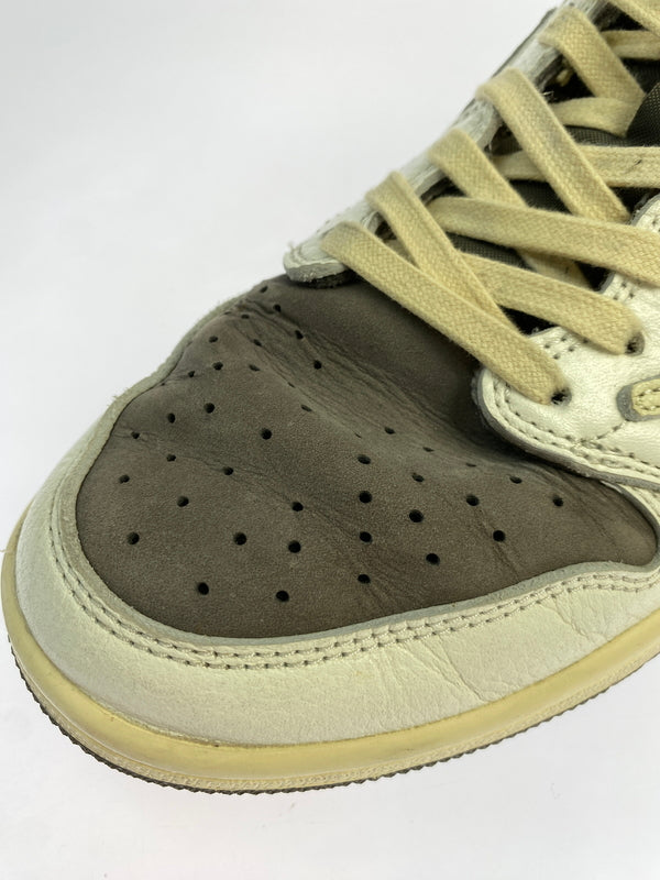 【中古品】【メンズ】 NIKE ナイキ × TRAVIS SCOTT IR JORDAN 1 LOW OG SP DM7866-162 トラヴィススコット エア ジョーダン 1 ロー スニーカー 靴 160-260917-yn-06-min サイズ：27.0cm US9 カラー：REVERSE MOCHA/SAIL AND RIDGEROCK 万代Net店