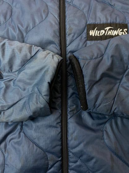 【現状渡し品】【メンズ】 WILD THINGS ワイルドシングス 90'S PRIMALOFT QUILTING JACKET 90年代 プリマロフト キルティング ジャケット アウター 144-260918-hu-15-min サイズ：L カラー：ネイビー 万代Net店