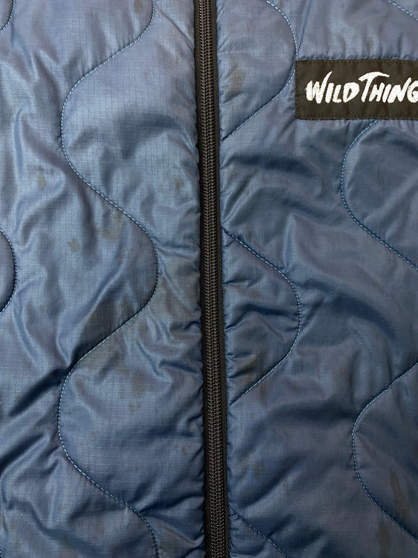【現状渡し品】【メンズ】 WILD THINGS ワイルドシングス 90'S PRIMALOFT QUILTING JACKET 90年代 プリマロフト キルティング ジャケット アウター 144-260918-hu-15-min サイズ：L カラー：ネイビー 万代Net店