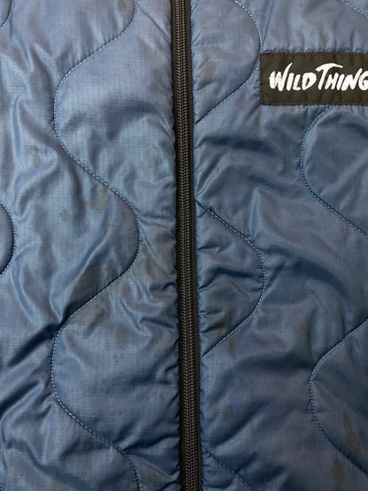 【現状渡し品】【メンズ】 WILD THINGS ワイルドシングス 90'S PRIMALOFT QUILTING JACKET 90年代 プリマロフト キルティング ジャケット アウター 144-260918-hu-15-min サイズ：L カラー：ネイビー 万代Net店