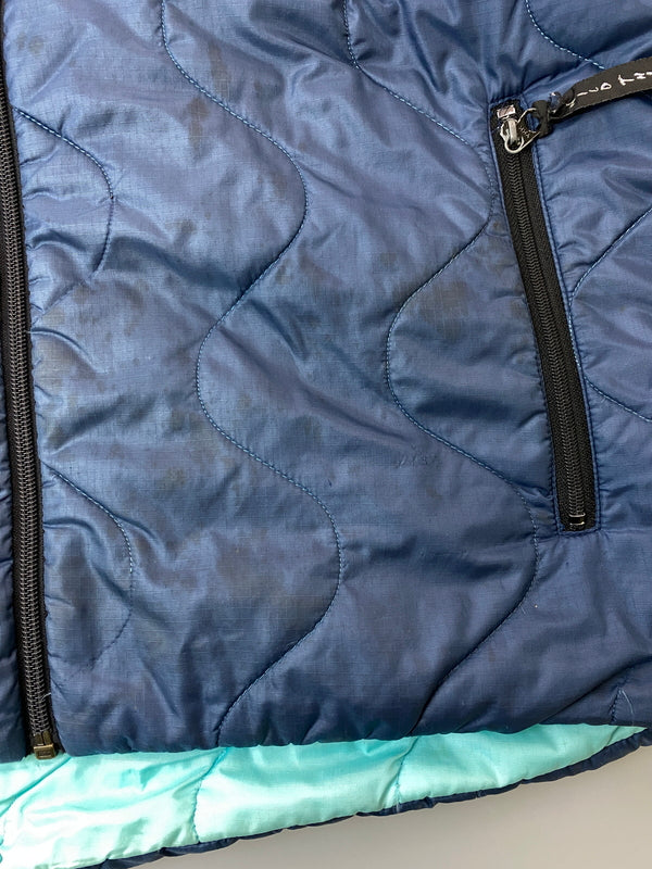 【現状渡し品】【メンズ】 WILD THINGS ワイルドシングス 90'S PRIMALOFT QUILTING JACKET 90年代 プリマロフト キルティング ジャケット アウター 144-260918-hu-15-min サイズ：L カラー：ネイビー 万代Net店