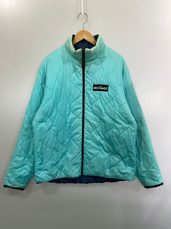 【現状渡し品】【メンズ】 WILD THINGS ワイルドシングス 90'S PRIMALOFT QUILTING JACKET 90年代 プリマロフト キルティング ジャケット アウター 144-260918-hu-15-min サイズ：L カラー：ネイビー 万代Net店