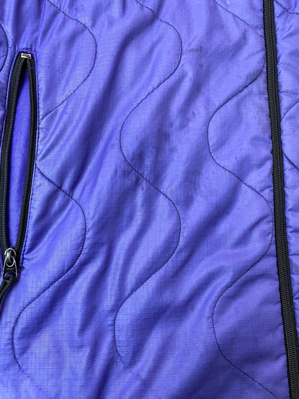 【現状渡し品】【メンズ】 WILD THINGS ワイルドシングス 90'S PRIMALOFT QUILTING JACKET 90年代 プリマロフト キルティング ジャケット ヴィンテージ アウター 144-260918-hu-17-min サイズ：L カラー：ブルー系 万代Net店