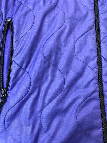 【現状渡し品】【メンズ】 WILD THINGS ワイルドシングス 90'S PRIMALOFT QUILTING JACKET 90年代 プリマロフト キルティング ジャケット ヴィンテージ アウター 144-260918-hu-17-min サイズ：L カラー：ブルー系 万代Net店