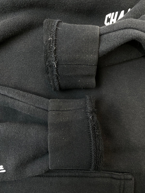【中古品】【メンズ】 CHALLENGER チャレンジャー 10TH SKULL LOGO HOODIE 10周年 スカル ロゴ フーディ パーカー 142-260918-hu-09-min サイズ：L カラー：ブラック（色あせ） 万代Net店