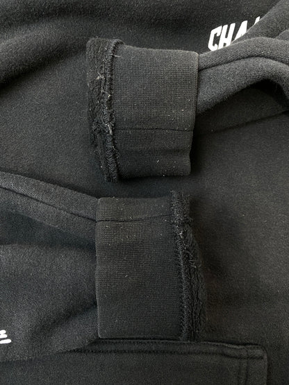 【中古品】【メンズ】 CHALLENGER チャレンジャー 10TH SKULL LOGO HOODIE 10周年 スカル ロゴ フーディ パーカー 142-260918-hu-09-min サイズ：L カラー：ブラック（色あせ） 万代Net店