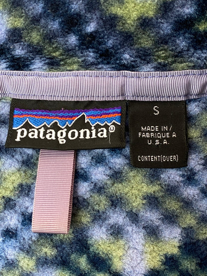 【中古品】【メンズ】 PATAGONIA パタゴニア 90's MOSAIC SNAP-T モザイク スナップT トップス 144-260917-yn-21-min サイズ：S カラー：パープル系 万代Net店