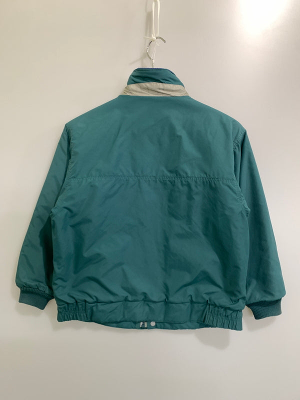 【中古品】【メンズ】 PATAGONIA パタゴニア 90'S 雪無 キッズ シェルドシンチラジャケット 90年代 ヴィンテージ アウター 144-260922-hu-39-min サイズ：KID'S 8 カラー：ブルーグリーン系 万代Net店