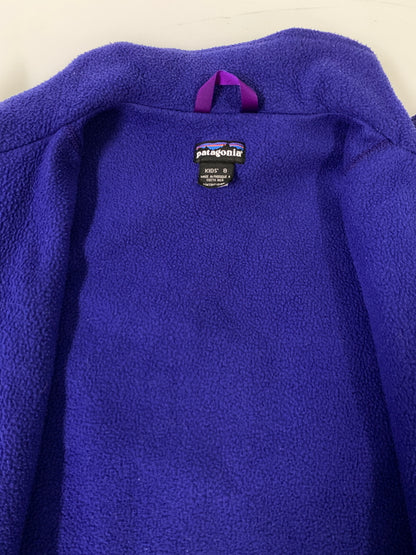 【中古品】【メンズ】 PATAGONIA パタゴニア 90'S 雪無 キッズ シェルドシンチラジャケット 90年代 ヴィンテージ アウター 144-260922-hu-39-min サイズ：KID'S 8 カラー：ブルーグリーン系 万代Net店