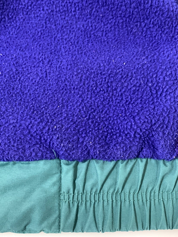 【中古品】【メンズ】 PATAGONIA パタゴニア 90'S 雪無 キッズ シェルドシンチラジャケット 90年代 ヴィンテージ アウター 144-260922-hu-39-min サイズ：KID'S 8 カラー：ブルーグリーン系 万代Net店