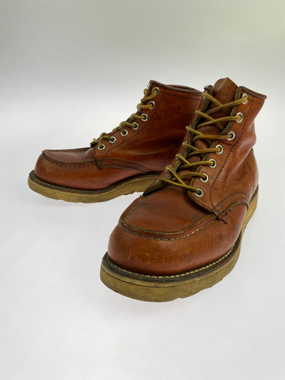 【現状渡し品】【レディース】 RED WING レッドウィング 875 IRISH SETTER アイリッシュセッター ブーツ 半円犬タグ 靴 167-260917-yn-13-min サイズ：4 E カラー：赤茶系 万代Net店