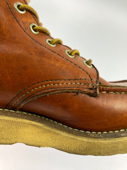 【現状渡し品】【レディース】 RED WING レッドウィング 875 IRISH SETTER アイリッシュセッター ブーツ 半円犬タグ 靴 167-260917-yn-13-min サイズ：4 E カラー：赤茶系 万代Net店