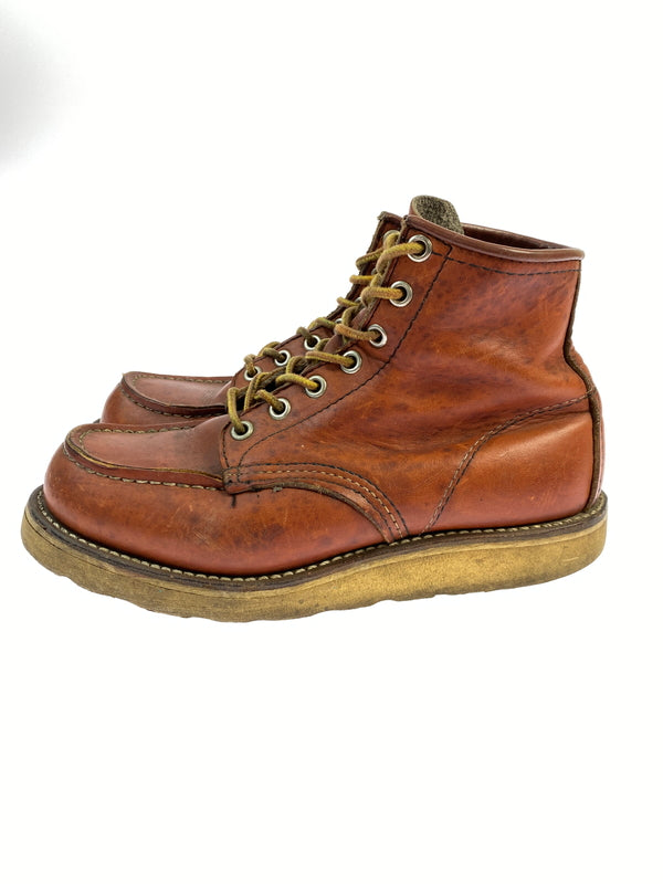 【現状渡し品】【レディース】 RED WING レッドウィング 875 IRISH SETTER アイリッシュセッター ブーツ 半円犬タグ 靴 167-260917-yn-13-min サイズ：4 E カラー：赤茶系 万代Net店